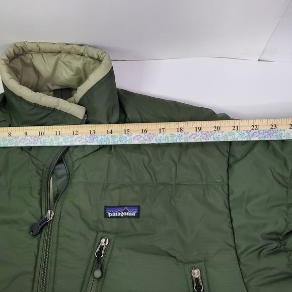 Vintage Patagonia Jacket Men’s L Green Das Parka Puffer Coat 8339ofa - Picture 11 of 15